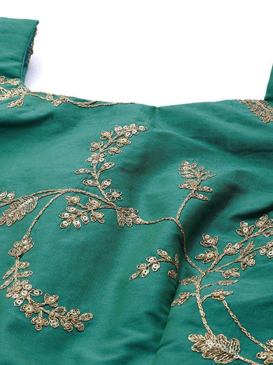 Mustard Yellow Semi-Stitched Myntra Lehenga & Unstitched Blouse with Dupatta